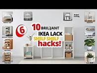 Video thumbnail for 10 Creative Ways to Transform IKEA LACK Shelves