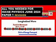 Video thumbnail for IGCSE EDEXCEL PHYSICS PAPER 1 MAY JUNE 2024 PART 1