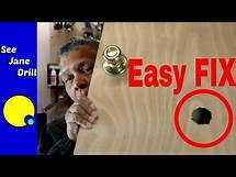 Video thumbnail for SUPER EASY Repair a HOLE in a HOLLOW CORE DOOR