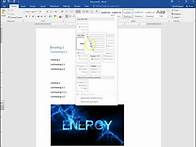 Video thumbnail for Headings and Subheadings in Word