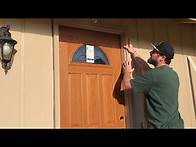 Video thumbnail for Installing a New Fiberglass Prehung Front Door