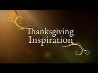 Video thumbnail for Thanksgiving Inspiration