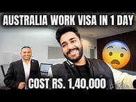 Video thumbnail for GOT MY AUSTRALIAN WORK VISA (SUBCLASS 485) 🇦🇺| COST