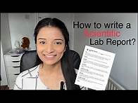 Video thumbnail for How to gain a 1st class writing a scientific lab report.