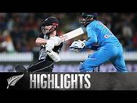 Video thumbnail for Williamson 95 off 48, Sharma Heroics | FULL HIGHLIGHTS | BLACKCAPS v India - 3rd T20, 2020