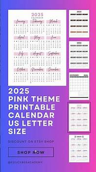 Video thumbnail for 2025 Printable Calendars