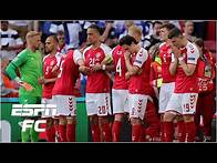Video thumbnail for Denmark vs. Finland suspended after Christian Eriksen Collapses on the pitch | ESPN FC