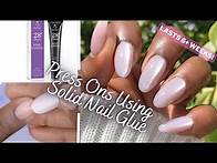 Video thumbnail for How to Apply Press Ons using Solid Nail Glue | BTArtBox X-Coat Tips Kit | Gel X Nails Like a Pro