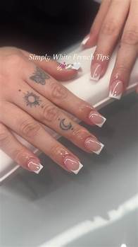 Video thumbnail for Simply White French Tips Nail Design