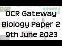 Video thumbnail for The Whole of OCR Gateway GCSE Biology Paper 2 Revision | 9th June 2023