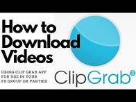 Video thumbnail for how to use ClipGrab