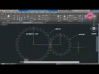 Video thumbnail for Spur Gears 2d Dxf And Dwg Drawing Free Download
