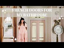 Video thumbnail for DIY French Doors | Fancy Bathroom Doors 🚪