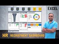 Video thumbnail for Applicant tracking system in Excel with Recruitment Metrics in HR Dashboard - Simple HR Analytics