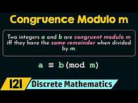 Video thumbnail for Congruence Modulo m