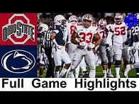 Video thumbnail for #3 Ohio State vs #18 Penn State Highlights | College Football Week 9 | 2020 College Football