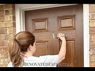 Video thumbnail for How to Paint a Door to Look Like Wood 7 Shades to Choose From!