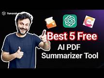 Video thumbnail for Best 5 Free AI PDF Summarizer Tools (ChatPDF Alternative) 2024