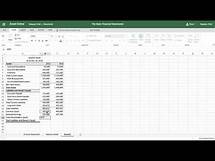 Video thumbnail for Excel Tutorial: How to Make a Balance Sheet