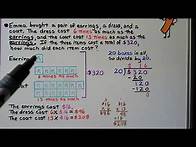 Video thumbnail for 5th Grade Math 2.9, Word Problem Solving, Division Using Bar Models