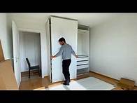 Video thumbnail for How to Assemble PAX WARDROBE 2024 IN 7 MINUTES | Complete Guide with Sliding Doors