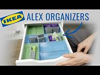 Video thumbnail for Custom 3D printed IKEA Alex organizers!