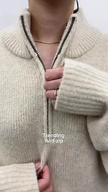 Video thumbnail for Softest Knit Sweaters: Cozy Half Zip Styles from Uniqlo