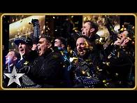 Video thumbnail for It's a GOLDEN BUZZER for The Blackouts and their electric LED show! | Auditions | BGT 2025