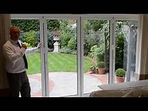 Video thumbnail for 4-Panel bifold doors in white aluminium