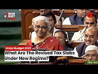 Video thumbnail for Income Tax Slabs Budget 2023: New Tax Regime Is Default,Rebate Increased From Rs 5 Lakh to Rs 7 Lakh