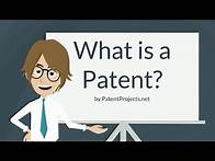 Video thumbnail for What is a Patent