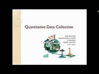 Video thumbnail for Quantitative Data Collection