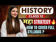 Video thumbnail for Class 12 History HOW TO COVER FULL SYLLABUS?😱 Best Strategy 🔥 Boards 2024 #class12 #cbse