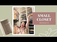 Video thumbnail for DIY SMALL CLOSET Transformation - IKEA PAX Built-in Hack - Painting Ikea PAX Closet