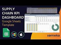 Video thumbnail for Supply Chain KPI Dashboard Google Sheets Template | Track Key Performance Indicators