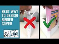 Video thumbnail for How to Design an Amazing 3-Ring Binder Cover using the QuickFit Design Tool