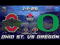 Video thumbnail for 1-1-25 Ohio State vs Oregon Game Audio | College Football Playoff LIVE Streamcast & Chat