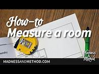 Video thumbnail for How to Measure a Room