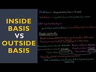 Video thumbnail for Inside Basis vs Outside Basis | Partnership