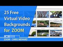 Video thumbnail for Zoom - 25 free virtual video backgrounds by Chris Menard