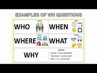 Video thumbnail for Speech Therapy Techniques: WH Questions Speech Therapy|Answering WH Questions Tips and Strategies