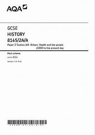 Video thumbnail for 2024 AQA GCSE HISTORY MARK SCHEME PAPER 2 (8145/2A/A ).