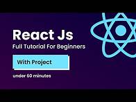 Video thumbnail for React JS Tutorial For Beginners With React JS Project Step By Step Tutorial 2024