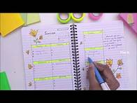 Video thumbnail for How to make weekly planner for beginners Step by step | Diy planners using notebook