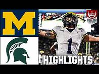Video thumbnail for Michigan Wolverines vs. Michigan State Spartans | Full Game Highlights