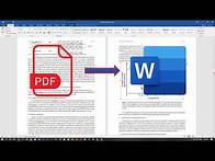 Video thumbnail for how to convert PDF to Word using Microsoft office 365