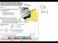 Video thumbnail for 5th Grade Math Chapter 10 Lesson 11: Divide Unit Fractions by Whole Numbers