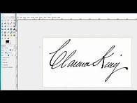 Video thumbnail for How to create transparent .png signature in GIMP. Easier than Photoshop!