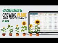 Video thumbnail for Tutorial: Create a Habit Tracker with Growing Plant (Sunflower) Progress Indicator in Google Sheets