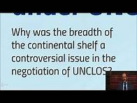 Video thumbnail for The Law of the Continental Shelf
